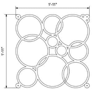 Bubble Panels - 23"x23"