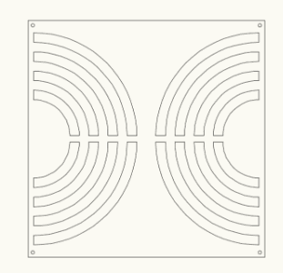 Flow Panel Outside x2 - 500mm x 500mm