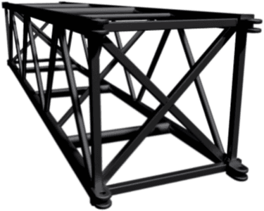 Thomas Black Spigoted Super Truss - 5'x20.5"x20.5"