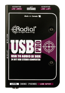 Radial USB-Pro Direct Box
